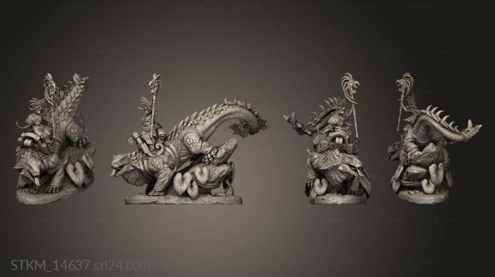 Figurines heroes, monsters and demons (STKM_14637) 3D models for cnc