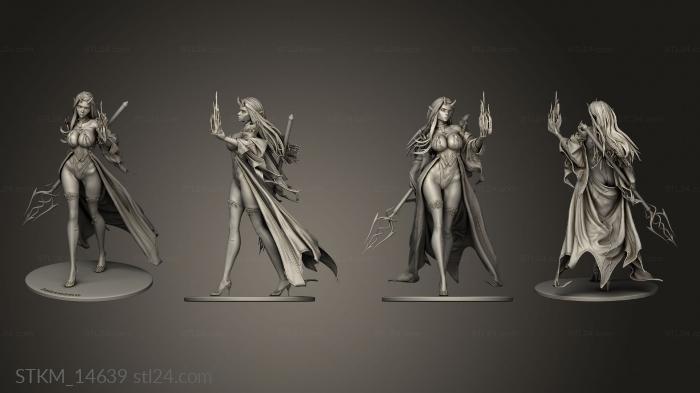 Figurines heroes, monsters and demons (STKM_14639) 3D models for cnc