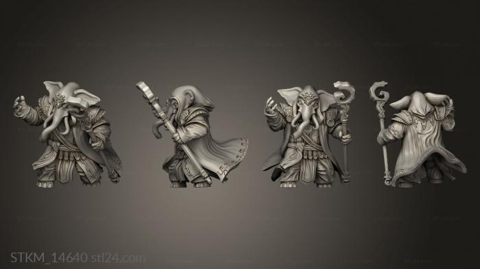 Figurines heroes, monsters and demons (STKM_14640) 3D models for cnc