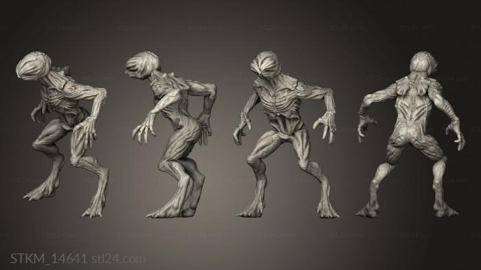 Figurines heroes, monsters and demons (STKM_14641) 3D models for cnc