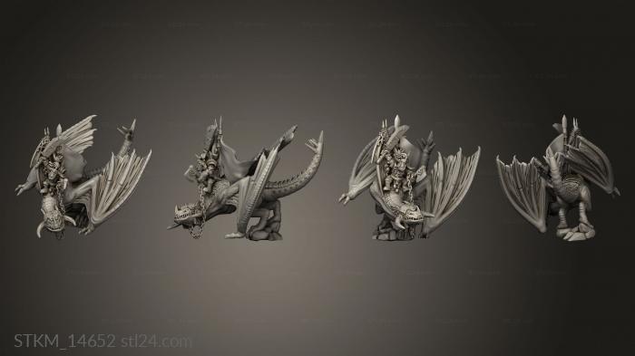 Figurines heroes, monsters and demons (STKM_14652) 3D models for cnc
