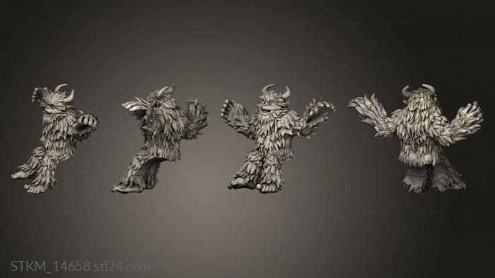 Figurines heroes, monsters and demons (STKM_14658) 3D models for cnc