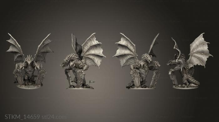 Figurines heroes, monsters and demons (STKM_14659) 3D models for cnc
