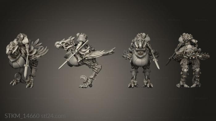 Figurines heroes, monsters and demons (STKM_14660) 3D models for cnc