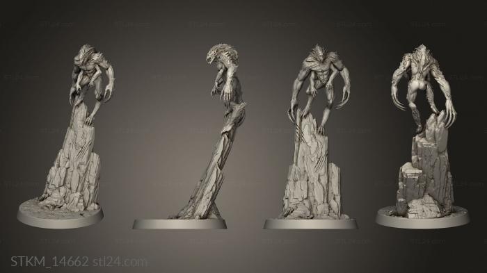 Figurines heroes, monsters and demons (STKM_14662) 3D models for cnc