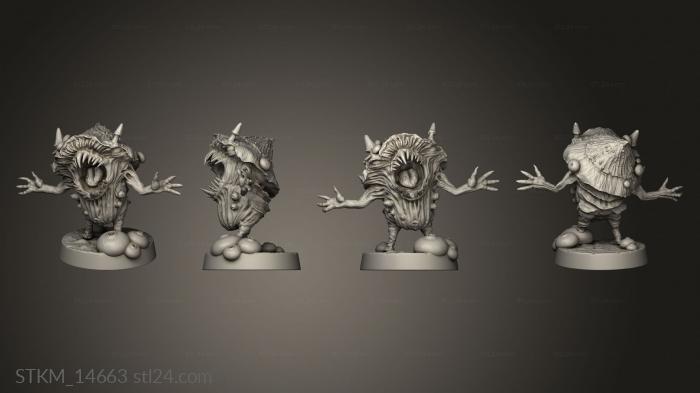 Figurines heroes, monsters and demons (STKM_14663) 3D models for cnc