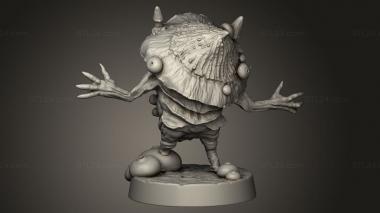 Figurines heroes, monsters and demons (Spuds Myconids Sprout, STKM_14663) 3D models for cnc