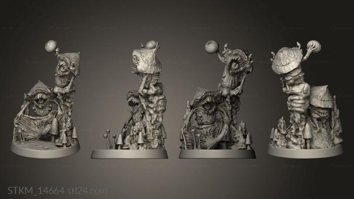 Figurines heroes, monsters and demons (STKM_14664) 3D models for cnc