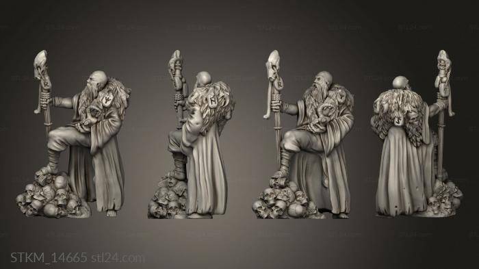 Figurines heroes, monsters and demons (STKM_14665) 3D models for cnc