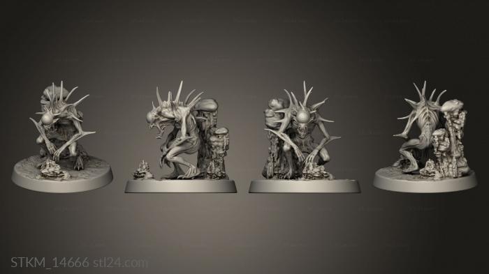 Figurines heroes, monsters and demons (STKM_14666) 3D models for cnc