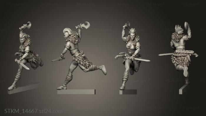 Figurines heroes, monsters and demons (STKM_14667) 3D models for cnc