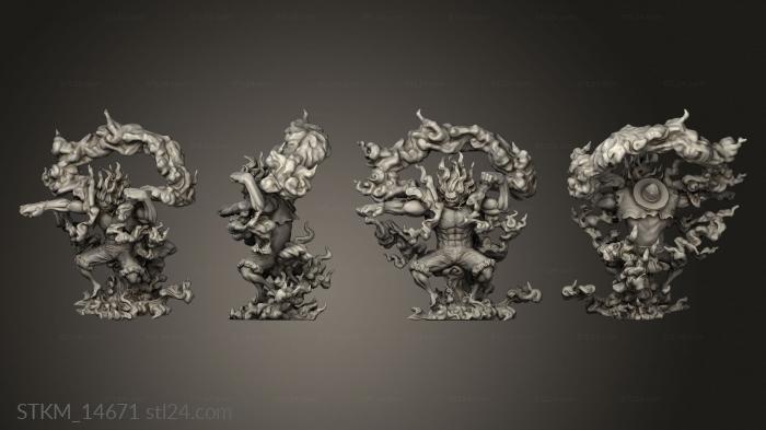 Figurines heroes, monsters and demons (STKM_14671) 3D models for cnc
