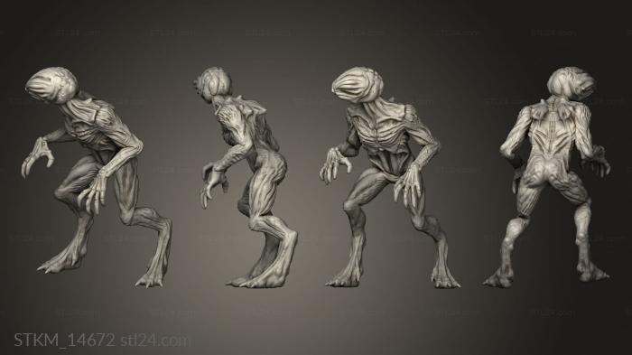 Figurines heroes, monsters and demons (STKM_14672) 3D models for cnc
