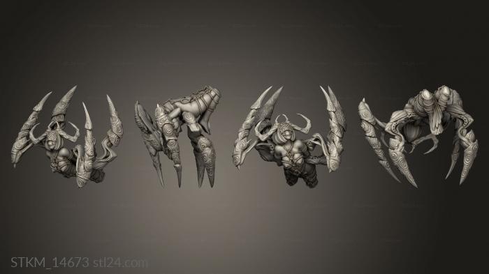 Figurines heroes, monsters and demons (STKM_14673) 3D models for cnc