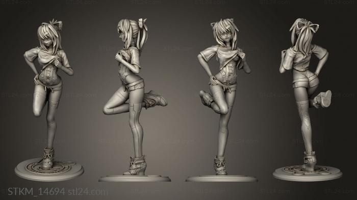 Figurines heroes, monsters and demons (project melody, STKM_14694) 3D models for cnc