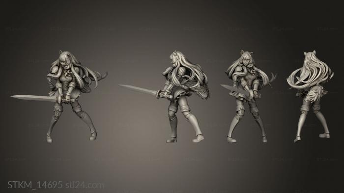 Figurines heroes, monsters and demons (Raphtalia NSFW, STKM_14695) 3D models for cnc