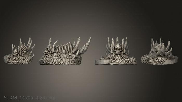 Figurines heroes, monsters and demons (Haruspex altar, STKM_14705) 3D models for cnc