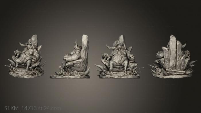 Figurines heroes, monsters and demons (The Hungry lord Duke, STKM_14713) 3D models for cnc
