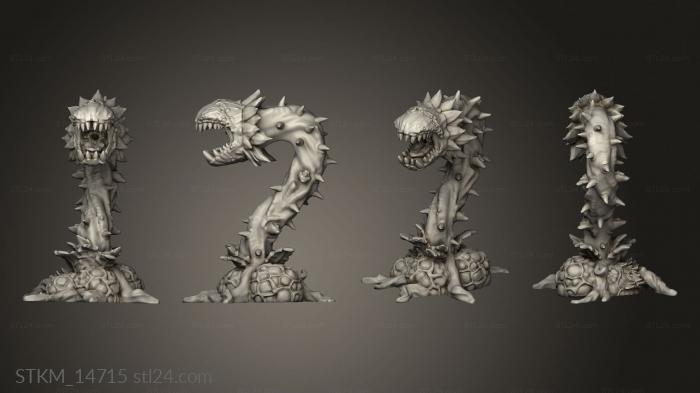 Figurines heroes, monsters and demons (Plant Sprout, STKM_14715) 3D models for cnc