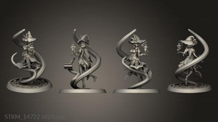 Статуэтки герои, монстры и демоны (Влияние Оксо Лизы Геншин, STKM_14722) 3D модель для ЧПУ станка