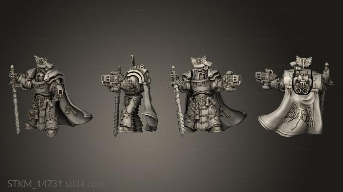 Статуэтки герои, монстры и демоны (Мардук Сед Рус Темные Ангелы ДА, STKM_14731) 3D модель для ЧПУ станка