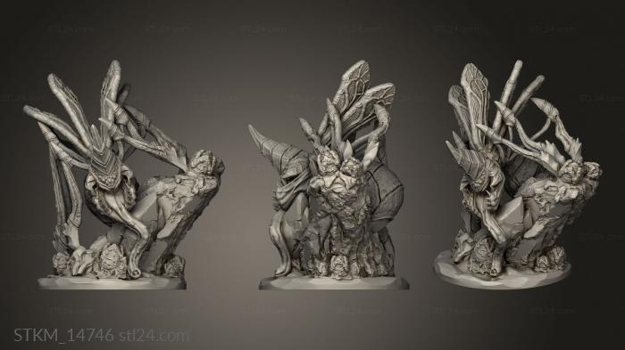 Figurines heroes, monsters and demons (Monster Desert Wasp, STKM_14746) 3D models for cnc