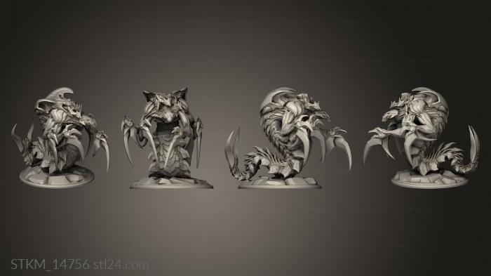 Figurines heroes, monsters and demons (STKM_14756) 3D models for cnc