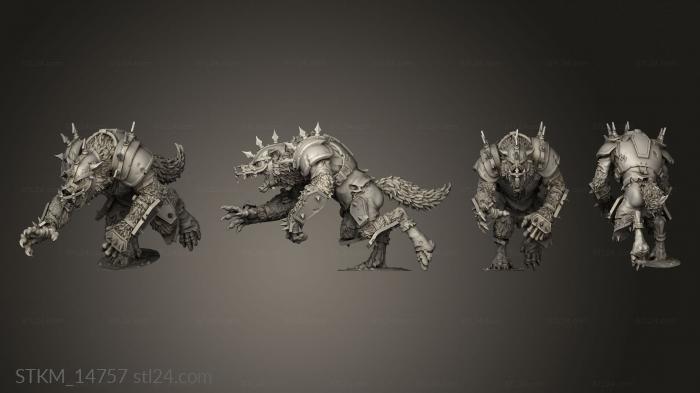Figurines heroes, monsters and demons (STKM_14757) 3D models for cnc