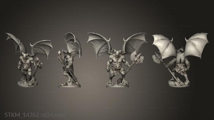 Figurines heroes, monsters and demons (STKM_14762) 3D models for cnc