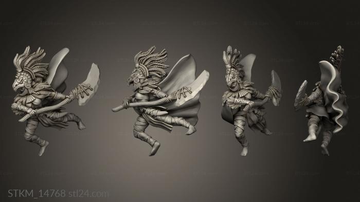 Figurines heroes, monsters and demons (STKM_14768) 3D models for cnc