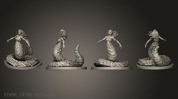Figurines heroes, monsters and demons (STKM_14769) 3D models for cnc