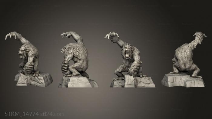 Figurines heroes, monsters and demons (STKM_14774) 3D models for cnc