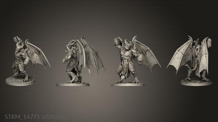 Figurines heroes, monsters and demons (STKM_14775) 3D models for cnc