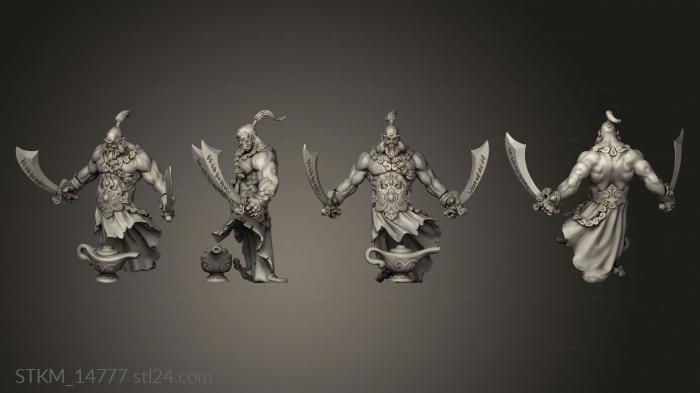 Figurines heroes, monsters and demons (STKM_14777) 3D models for cnc
