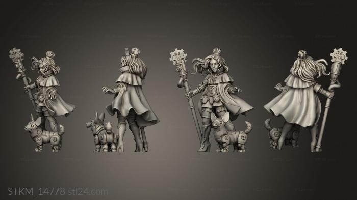 Figurines heroes, monsters and demons (STKM_14778) 3D models for cnc
