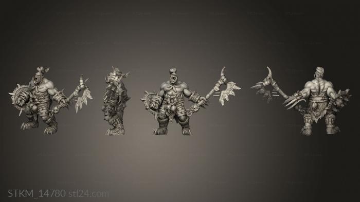 Figurines heroes, monsters and demons (STKM_14780) 3D models for cnc
