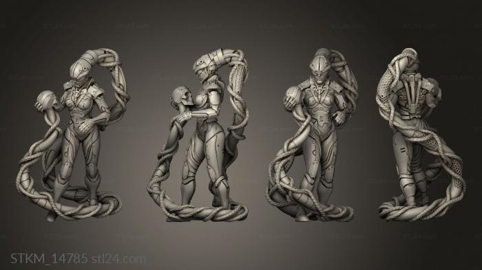 Figurines heroes, monsters and demons (STKM_14785) 3D models for cnc