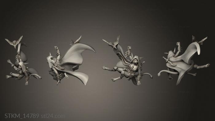 Figurines heroes, monsters and demons (STKM_14789) 3D models for cnc