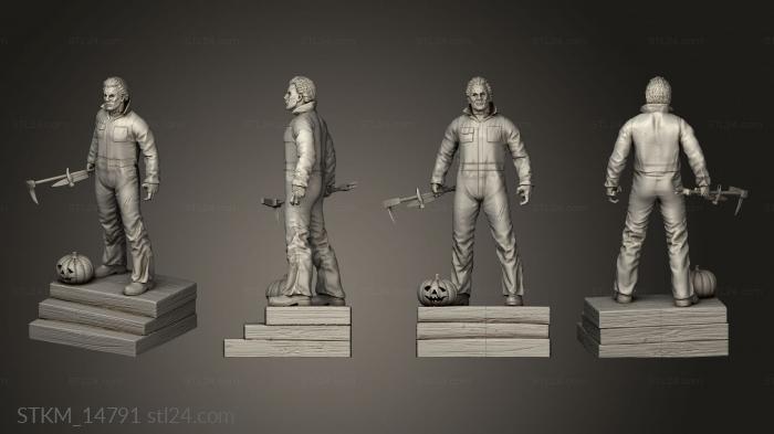 Figurines heroes, monsters and demons (STKM_14791) 3D models for cnc