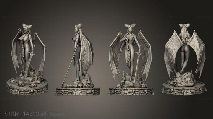 Figurines heroes, monsters and demons (Michel Rodriguez Bathory The Bloody Countess hair, STKM_14813) 3D models for cnc