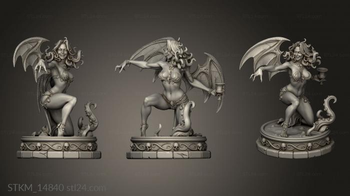 Figurines heroes, monsters and demons (Minion Cassandra, STKM_14840) 3D models for cnc