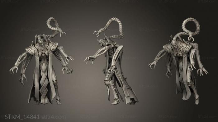 Figurines heroes, monsters and demons (Mad Architects, STKM_14841) 3D models for cnc