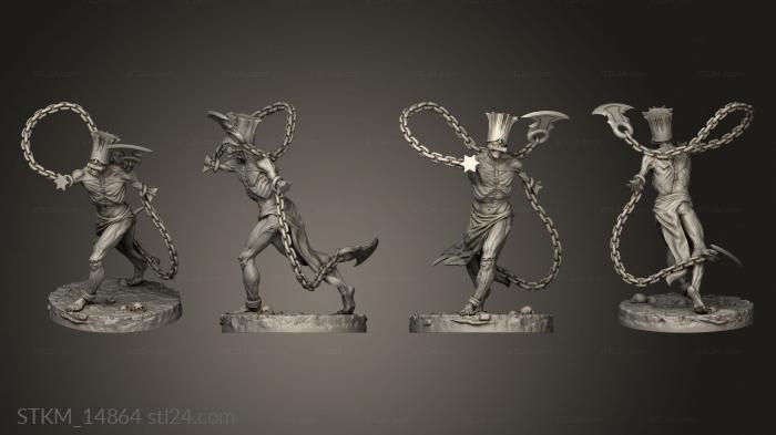 Figurines heroes, monsters and demons (Penitent Crusade II Unredeemed, STKM_14864) 3D models for cnc