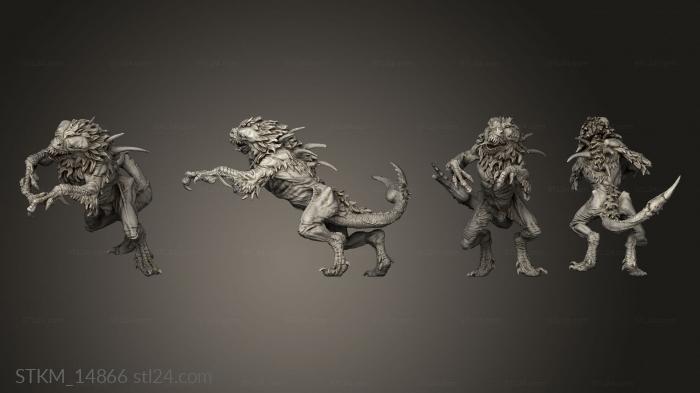 Figurines heroes, monsters and demons (MYTHICON GLADIATORS Content Sand Hound, STKM_14866) 3D models for cnc