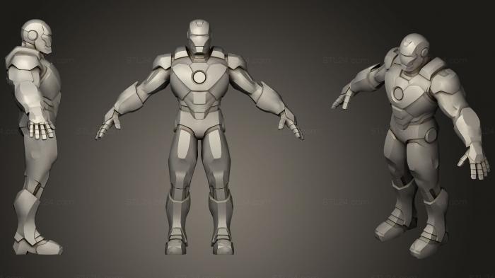 Figurines heroes, monsters and demons (kyle.johnson955 01 Iron man, STKM_1487) 3D models for cnc