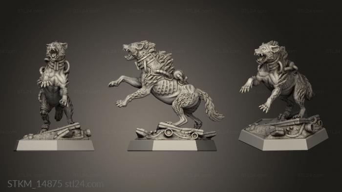 Figurines heroes, monsters and demons (Nu Wasteland Cristina Pet, STKM_14875) 3D models for cnc