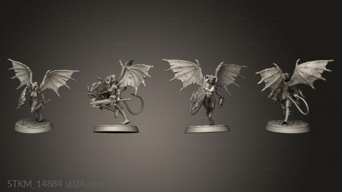 Figurines heroes, monsters and demons (Daughters Lilith Eunice, STKM_14884) 3D models for cnc