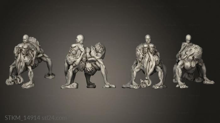 Статуэтки герои, монстры и демоны (Монстры Гоги Гоги, STKM_14914) 3D модель для ЧПУ станка