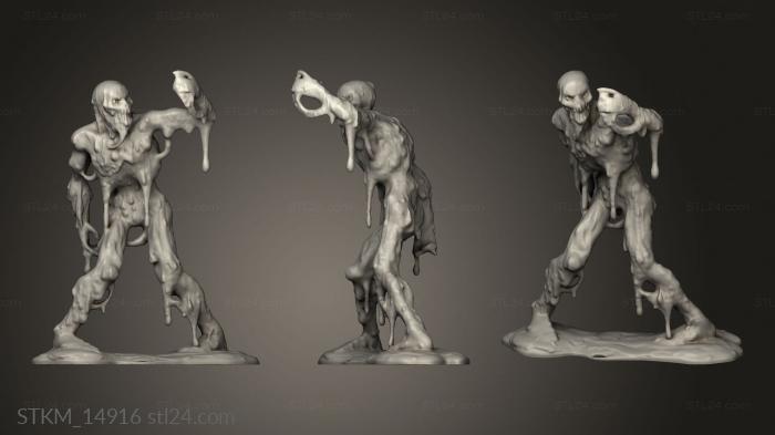 Figurines heroes, monsters and demons (Monsters Zombie slime man, STKM_14916) 3D models for cnc