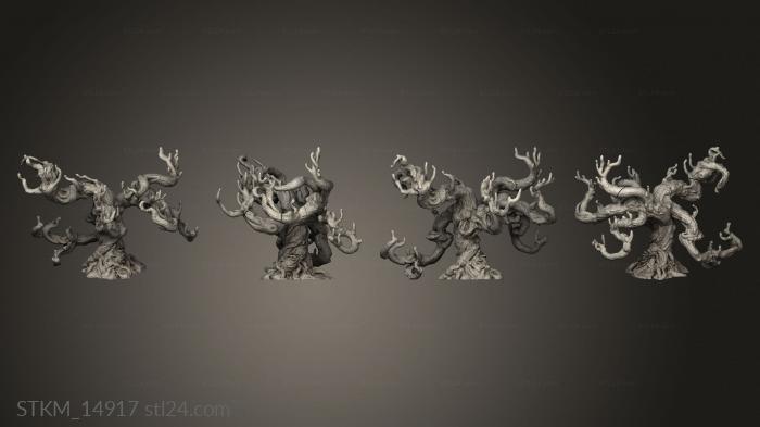 Статуэтки герои, монстры и демоны (Луна Укусила Огромное Дерево ДЕЦИ ., STKM_14917) 3D модель для ЧПУ станка
